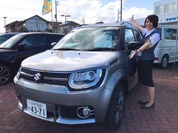 イグニスFリミテッドの展示車が来ました！